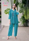 Maanya Vol 1 By Mystic 9 Silk With Embroidery Work Co Ord Set